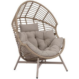 Aluminiowa leżanka ogrodowa Tulum Garden Point beżowa