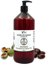 Naturalny wegański olejek do masażu VCee 1000 ml