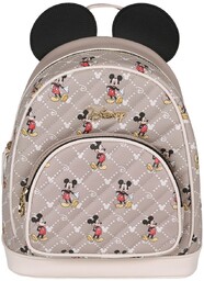 DISNEY Myszka Mickey Beżowy, mały plecak skórzany 29x22x11