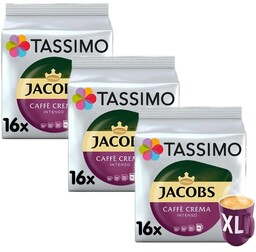 ZESTAW - Kapsułki Tassimo Jacobs Caffe Crema Intenso