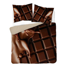 Detexpol Pościel 3D z mikrofibry z tabliczką czekolady