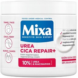 Mixa Urea Cica Repair+ Krem regenerujący do twarzy