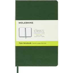 Notes Moleskine P (9x14cm) gładki, twarda oprawa, zielony