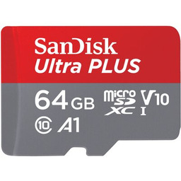 SANDISK Karta pamięci Ultra Plus microSDXC 64GB +
