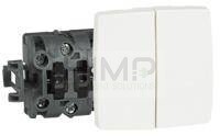 OTEO Łącznik schodowy podwójny BIAŁY 10AX-250V~ Legrand 086120