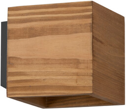 Kinkiet z drewna blokowego 1xG9 maks. 6W barwiona