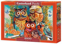 Castorland, puzzle, Owls, 2000 el.