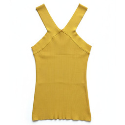 Top damski Liu Jo Maglia Chiusa dopasowana żółta-S