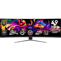 Monitor MPG 491CQPX QD-OLED LED/QD-LED/Zakrzywiony/240Hz/49 cali/Czarny