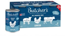 Butchers Original Junior megapack mix smaków kawałki