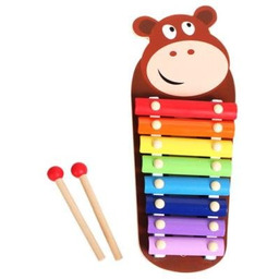 Cymbałki dla dzieci, 8-tonowe, drewniane, Artyk
