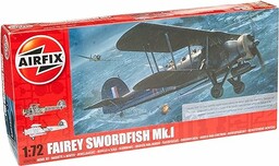 Airfix Fairey Swordfish Mk.I. samolot wojskowy. Royal Air