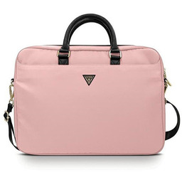 Torba Guess GUCB15NTMLLP 16'' różowy/pink Nylon Triangle Logo