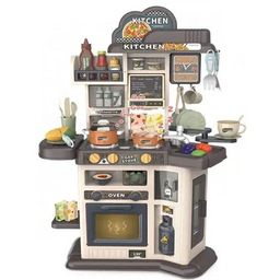 Duża Kuchenka Woda Para Kuchnia Światła Kran Dźwięki