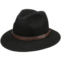 Kentucky Wool Hat by Lipodo, czarny, cm