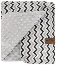 Kocyk Crete blk/grey