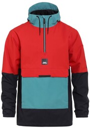kurtka męska HORSEFEATHERS SHAW JACKET Lava Red/Oil Blue