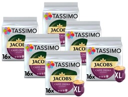 ZESTAW - Kapsułki Tassimo Jacobs Caffe Crema Intenso