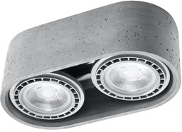 Plafon BASIC 2 beton SL.0882 - Sollux Sprawdź