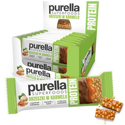 PURELLA Baton proteinowy Superfoods Orzeszki w karmelu (15