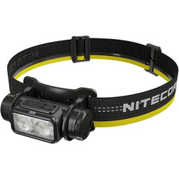 Nitecore Czołówka, Czarny/Żółty, 1400 lumenów