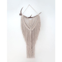 Pakamera Makrama na porożu XL / dekoracja