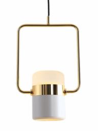 Flair White Gold - reflektor LED wiszący, dwustronny,