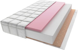 Strefowy Materac Kokos Pianka Strefowa 90x40 CM