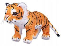 Maskotka Tygrys Brązowy Bengalski Stojący - 40/30cm