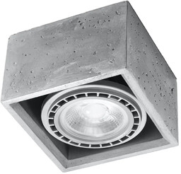 Plafon QUATRO 1 beton SL.0883 - Sollux Sprawdź