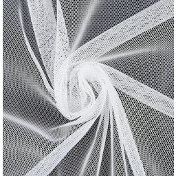 TIUL 160X150CM BIAŁY MATERIAŁ ROZCIĄGLIWY TKANINA ODDYCHAJĄCA SZYCIE