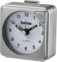 Hama analogowy budzik z baterią (zasilany bateriami budzik