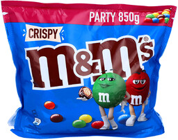 M&M''s, cukierki draże czekoladowe Crispy, 850g