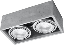 Plafon QUATRO 2 beton SL.0884 - Sollux Sprawdź