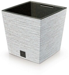 Doniczka FURU SQUARE LOW ECO WOOD z wkładem