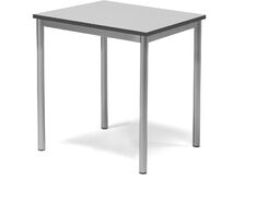 Stół BORÅS, 700x600x720 mm, szary laminat, szary aluminium