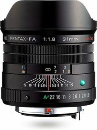 Pentax PENTAX-FA 31 mm F1,8 Obiektyw, Czarny, 43