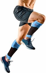 Cellutex Boosterleg męskie mankiety one size niebieskie