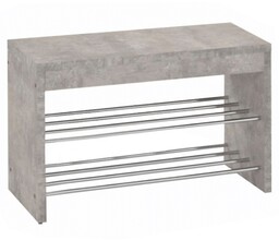 Ławka z półką na buty Lusia, beton