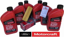 Filtr + olej Motorcraft 5W30 SYNTHETIC BLEND Ford