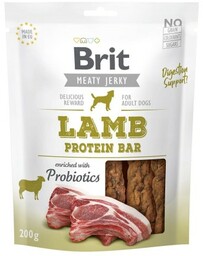Brit Meaty Jerky Snack Protein Bar Jagnięcina /