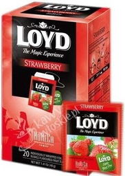 Herbata Loyd Tea Strawberry 20x2g