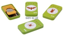 Zabawka - kliker, insekty, 6 szt kpl