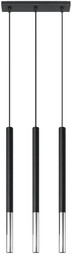 Lampa wisząca MOZAICA 3L czarny/chrom SL.0886 - Sollux