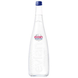 Evian Naturalna Woda Mineralna Gazowana Szkło 750Ml