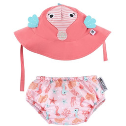 Zoocchini Pieluszka Kąpielowa Z Czapką Konik Morski L