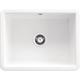 Deante Lumi ZCU_610C Ceramiczny Biały Zlewozmywak prostokątny