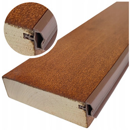 Próg Do Drzwi Drewniany Lakierowany Z Uszczelką Próg