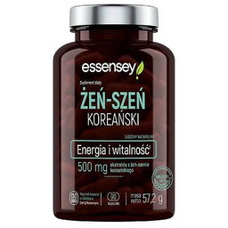 Essensey Żeń-Szeń Koreański 500 mg, 90 kaps.