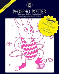 Omy Plakat fosforyzujący królik (format 30 x 40